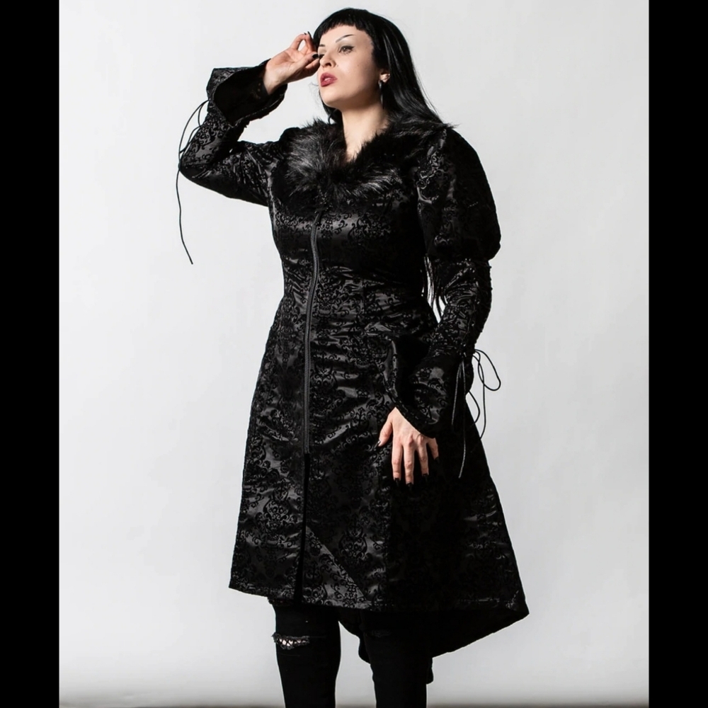 Killstar Evarose brocade coat